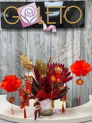 Chinese new year flower arrangement